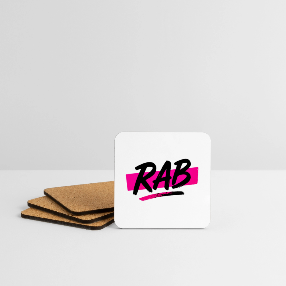 Dessous de verre RAB - blanc