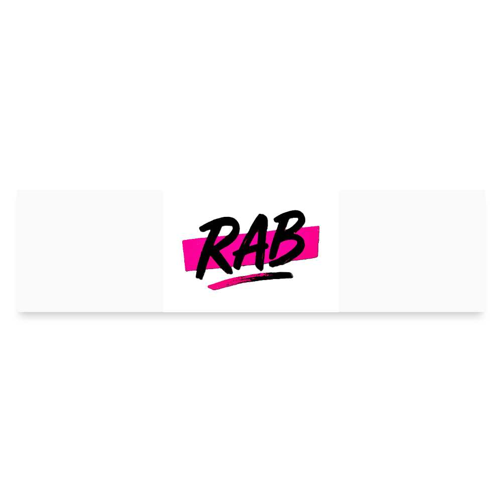 Sticker Pare-chocs RAB - blanc mat