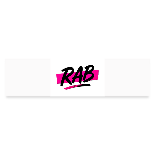 Sticker Pare-chocs RAB - blanc mat