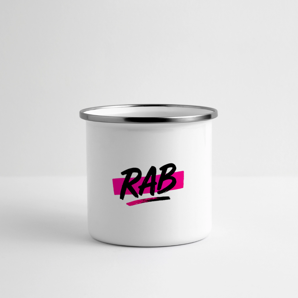 Mug émaillé RAB - blanc