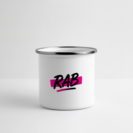 Mug émaillé RAB - blanc