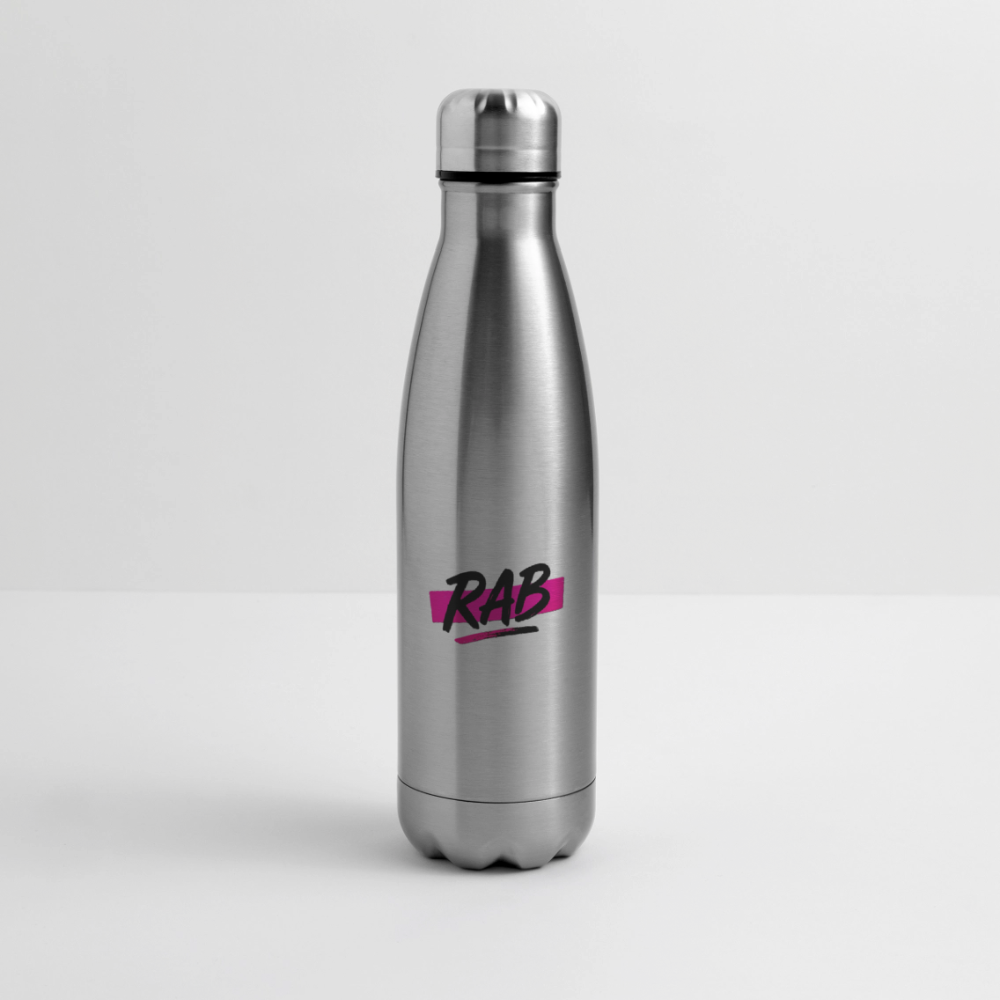 Bouteille isotherme RAB - argent clair