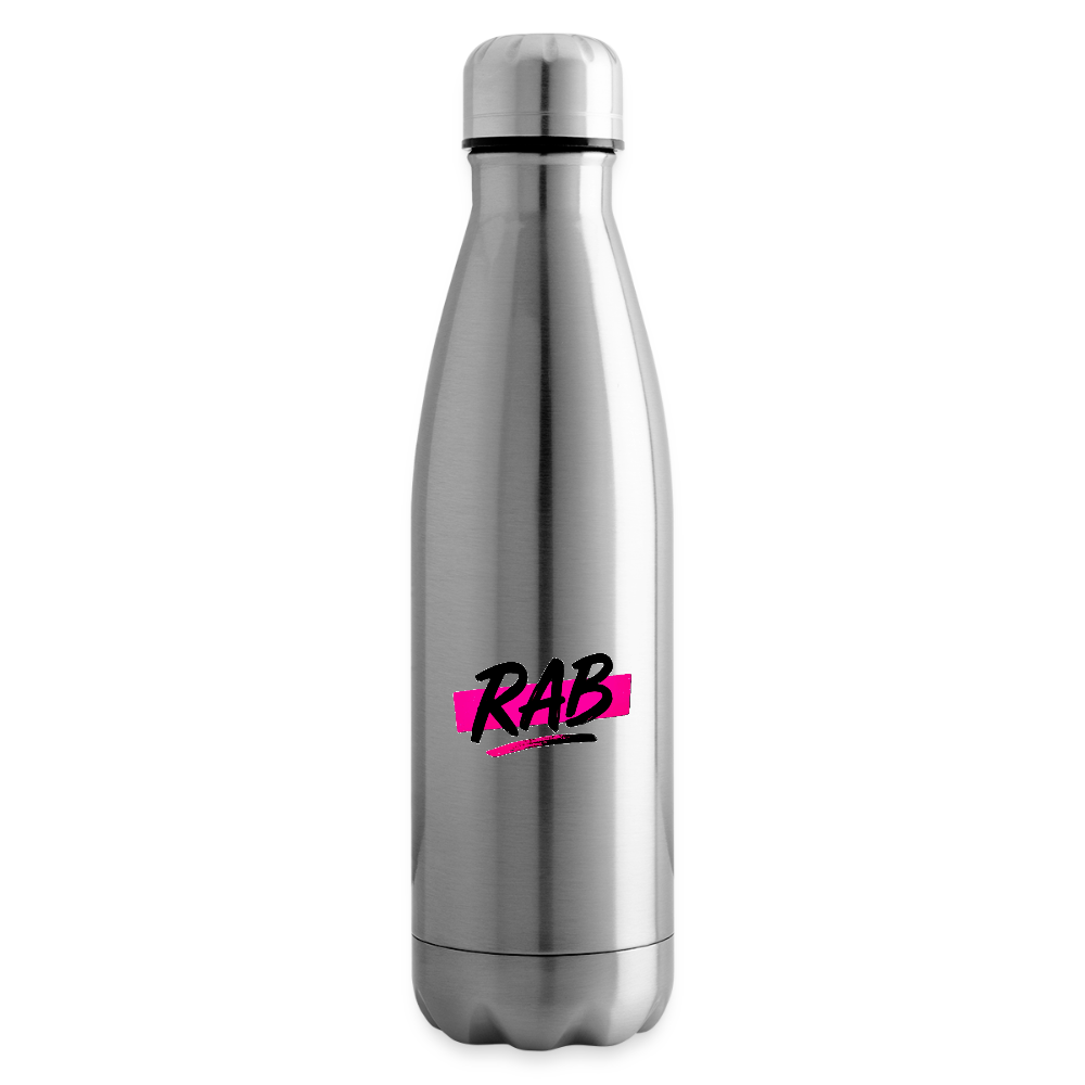 Bouteille isotherme RAB - argent clair