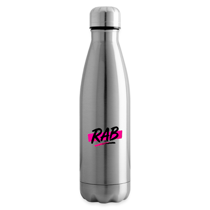 Bouteille isotherme RAB - argent clair
