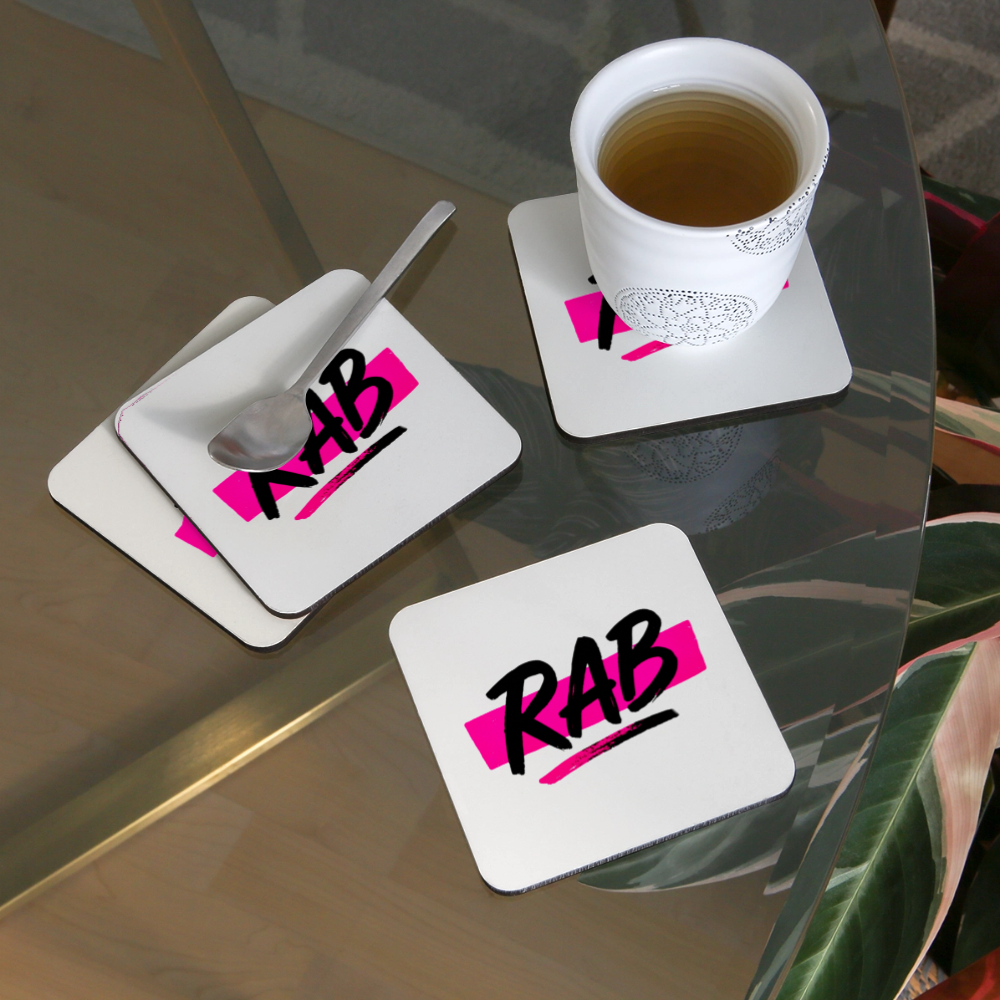 Dessous de verre RAB - blanc