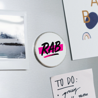 Magnet RAB Rond - blanc