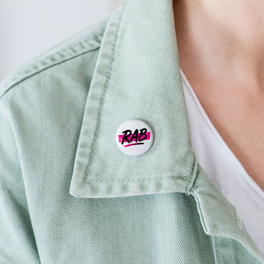 Badges RAB - 25 mm (5 pièces) - blanc