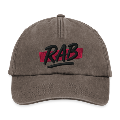 Casquette RAB - marron vintage